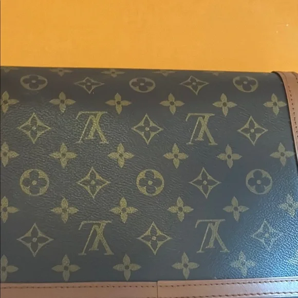 Louis Vuitton Monogram Crossbody Bag with Gold Chain - Picture 9 of 11